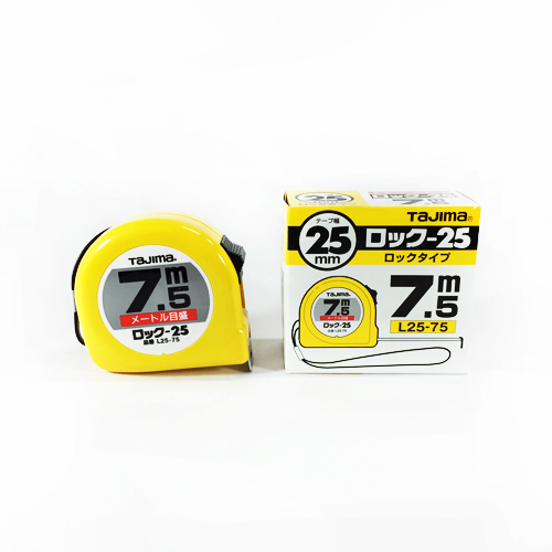 타지마줄자 L25-75 양면눈금줄자 일본 정품 고급 줄자 7.5M
