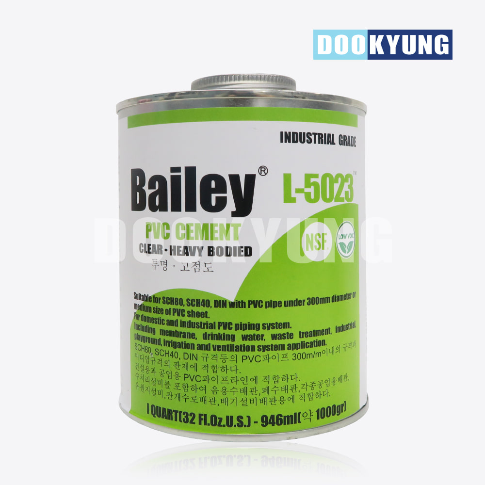 D_Bailey 베일리 PVC접착제 L-5023(투명) 1kg